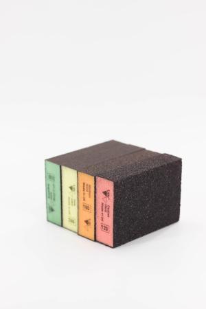 губка абразивная 4-х сторонняя sia 7990 siasponge block жесткая 69 х 98 х 26 мм р180
