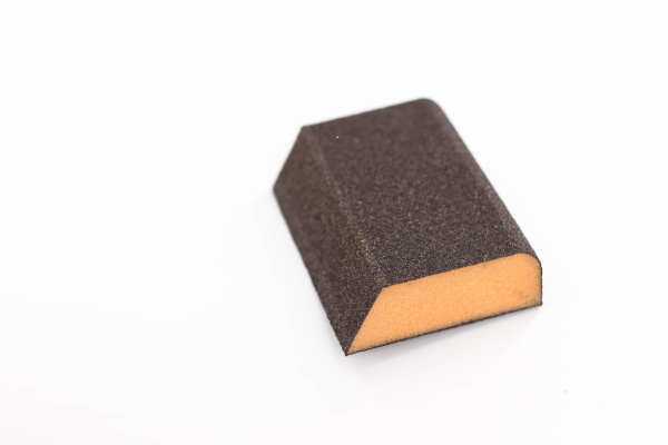 абразивная губка 4-х сторонняя комбинированная 7990 siasponge block жесткая 98х69х26мм р60