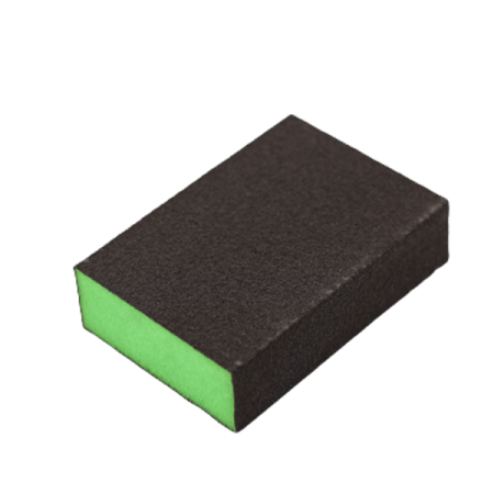 губка абразивная 4-х сторонняя sia 7991 siasponge block мягкая 98 х 69 х 26 мм р180